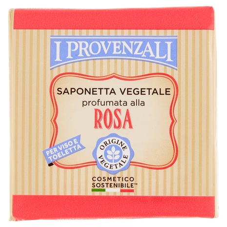 I Provenzali Saponetta Vegetale profumata alla Rosa 125 g